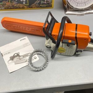 STIHL Orange and Black Toy Chainsaw Playset